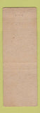 Matchbook Cover - Hotel General Custer Billing MT WEAR