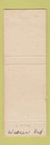 Matchbook Cover - Hulting Hybrids Corn Seed Wisner NE Harry Schultz WEAR