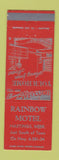 Matchbook Cover - Rainbow Motel Hastings NE