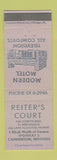Matchbook Cover - Reiter's Court Motel Camdenton MO