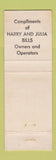 Matchbook Cover - Reiter's Court Motel Camdenton MO