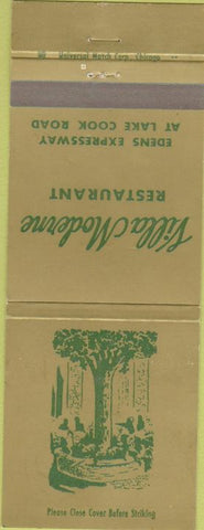 Matchbook Cover - Villa Doerne Restaurant Chicago IL