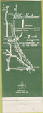 Matchbook Cover - Villa Doerne Restaurant Chicago IL