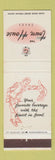 Matchbook Cover - Town House Omaha NE hotel