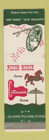 Matchbook Cover - Blackstone Hotel Omaha NE Orleans Room