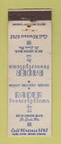 Matchbook Cover - Rader Drug St Louis MO WORN