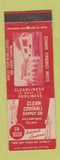 Matchbook Cover - Clean Coverall Supply St Louis MO