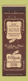 Matchbook Cover - ML Schneider Liquor St Louis MO