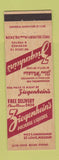 Matchbook Cover - Ziegenhein's Liquor St Louis MO