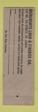 Matchbook Cover - Merchants Loan Finance St Louis MO