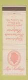 Matchbook Cover - Miss Hulling's Cafeteria St Louis MO