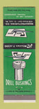 Matchbook Cover - Carr Lane Manufacturing St Louis MO Drill Bushings