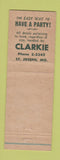 Matchbook Cover - Mobile Food Service Edgewood St Joseph MO
