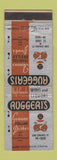 Matchbook Cover - Ruggeri's Restaurant St Louis MO WORN