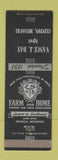 Matchbook Cover - Vance Day Insurance Clinton MO MISCUT