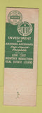 Matchbook Cover - Vance Day Insurance Clinton MO MISCUT