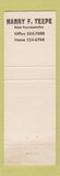 Matchbook Cover - Marry Teepe Lott Hunt Real Estate Dellwood MO