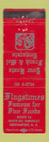 Matchbook Cover - Flagstones Restaurant Newington NH WORN