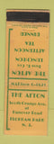 Matchbook Cover - The Afton Restaurant Florham Park NJ WEAR