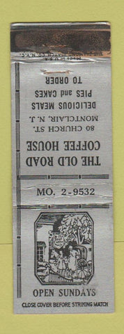 Matchbook Cover - Old Road Coffee House Montclair NJ WORN