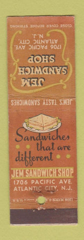 Matchbook Cover - Seven Seas Restaurant Asbury Park NJ POOR