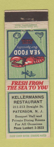 Matchbook Cover - Jem Sandwich Shop Altantic City NJ WORN