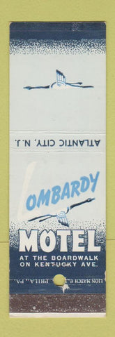 Matchbook Cover - Fetter Hotels Jefferson Monticello Boscobel Atlantic City NJ