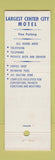 Matchbook Cover - Fetter Hotels Jefferson Monticello Boscobel Atlantic City NJ