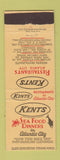 Matchbook Cover - Knife and Fork Inn Atlantic City NJ stork