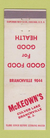 Matchbook Cover - Frank Dailey's Meadowbrook Cedar Grove NJ WEAR