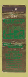 Matchbook Cover - Parisian Bar Lounge Pomona NJ WORN