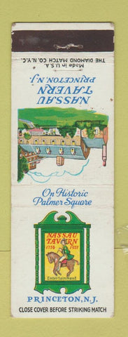 Matchbook Cover - Nassau Tavern Princeton NJ