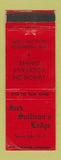 Matchbook Cover - Jack Sullivan's Lodge Spring Lake NJ WEAR