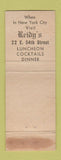 Matchbook Cover - Jack Sullivan's Lodge Spring Lake NJ WEAR