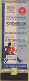 Matchbook Cover - Hotel Annapolis Washington DC WORN