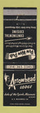 Matchbook Cover - Arrowhead Lodge Lake of the Ozarks MO Indian