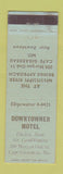 Matchbook Cover - Downtowner Motel Cape Girardeau MO WEAR