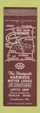 Matchbook Cover - Fordyce's Harwood Motor Lodge Camdenton MO