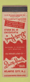 Matchbook Cover - Dusty Roads Bar Atlantic City NJ WORN