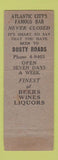 Matchbook Cover - Dusty Roads Bar Atlantic City NJ WORN