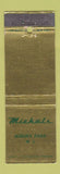 Matchbook Cover - Michals Asbury Park NJ WEAR