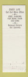Matchbook Cover - China Clipper restaurant Bloomfield NJ