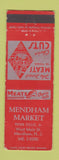 Matchbook Cover - Mendham Market Grocery NJ WEAR