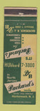 Matchbook Cover - Packard's Stores grocery department Hackensack NJ WEAR