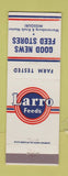Matchbook Cover - Larro Feeds Warrensburg Knob Noster MO