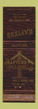 Matchbook Cover - Rafters Restaurant Joplin MO WORN