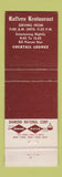 Matchbook Cover - Rafters Restaurant Joplin MO WORN