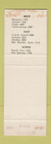 Matchbook Cover - Shady Rest Motel Oshkosh NE