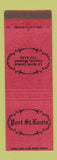 Matchbook Cover - Port St Louis Clayton MO