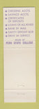Matchbook Cover - Bank of Peru NE